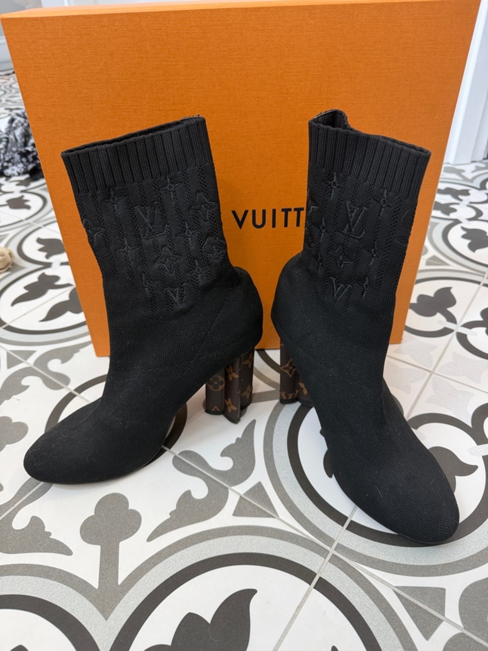 Louis Vuitton Silhouette Ankle Boots